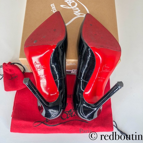 👠SOLD👠 Pigalle 120 black patent pumps 37.5 - Picture 7 of 8